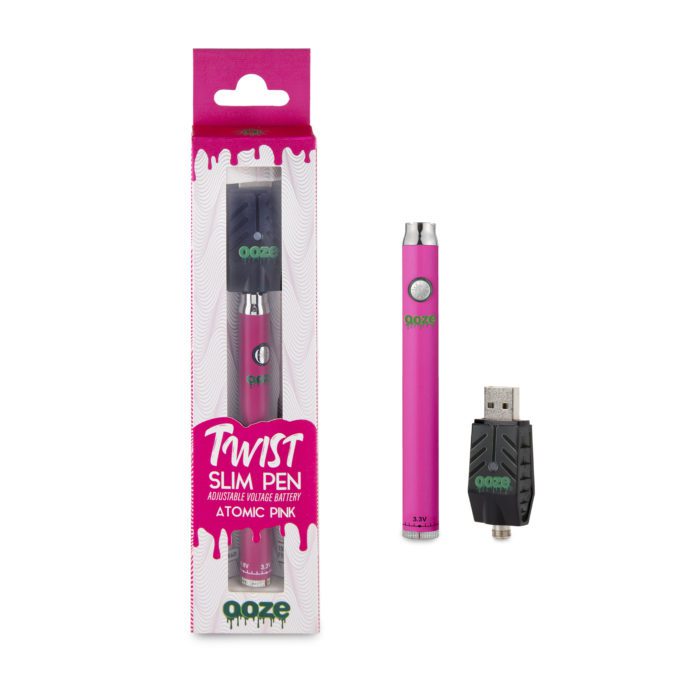 Ooze Slim Pen Twist - Pink Box and Charger