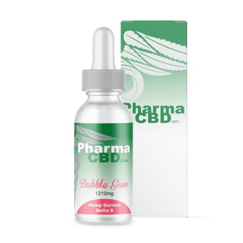 PharmaCBD Delta-8 Bubble Gum Tincture (1210 mg Delta-8-THC)
