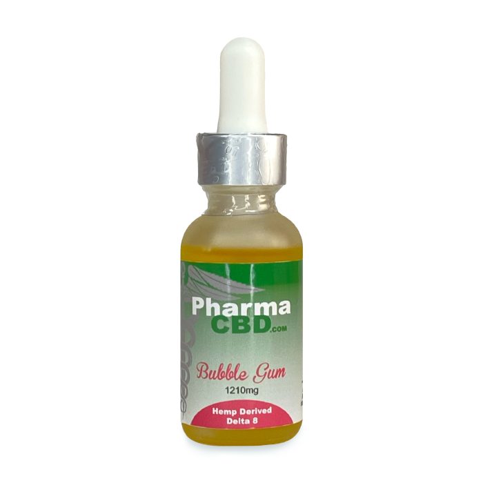 PharmaCBD Delta-8 Bubble Gum Tincture (1210 mg Delta-8-THC) C