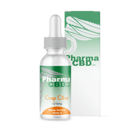 PharmaCBD Delta-8 Crisp Citrus Tincture (1210 mg Delta-8-THC)