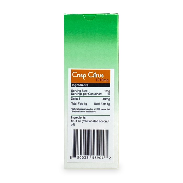 PharmaCBD Delta-8 Crisp Citrus Tincture (1210 mg Delta-8-THC) B