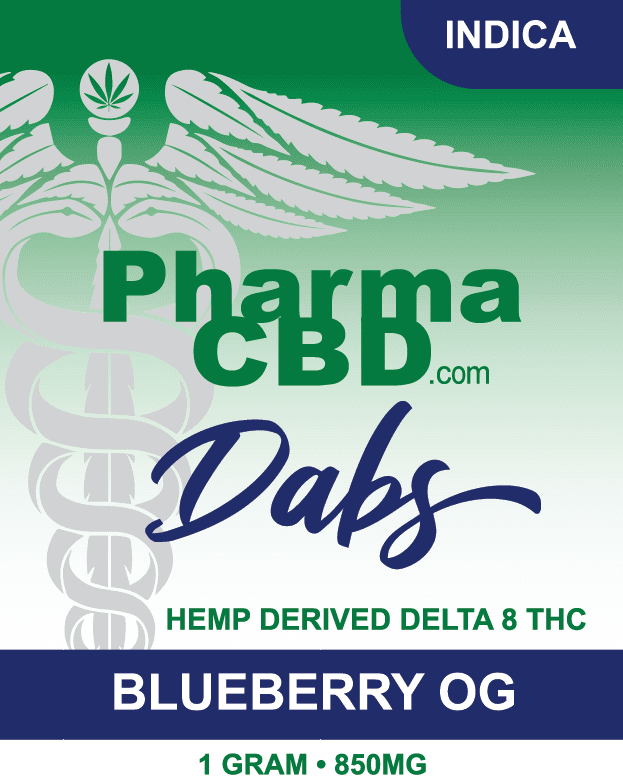 PharmaCBD Delta-8-THC 1 gram Dabs - Blueberry OG