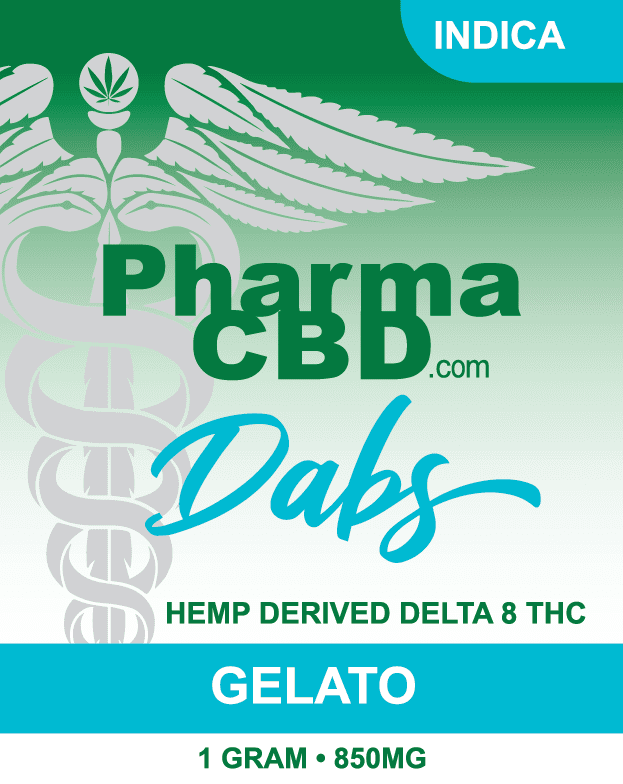 PharmaCBD Delta-8-THC 1 gram Dabs - Gelato