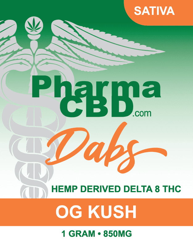 PharmaCBD Delta-8-THC 1 gram Dabs - OG Kush