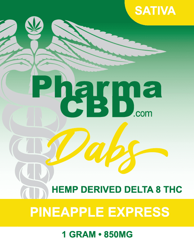 PharmaCBD Delta-8-THC 1 gram Dabs - Pineapple Express