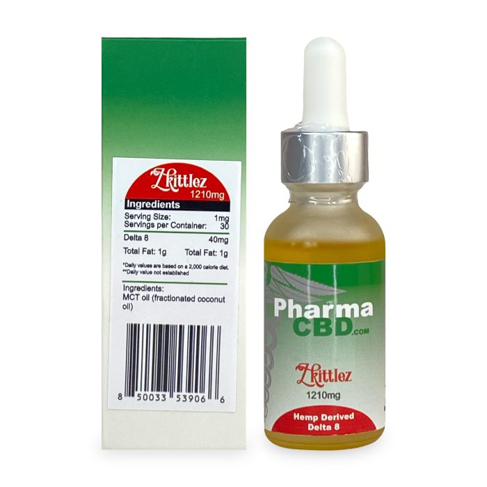 PharmaCBD Delta-8 Zkittlez Tincture (1210 mg Delta-8-THC) A
