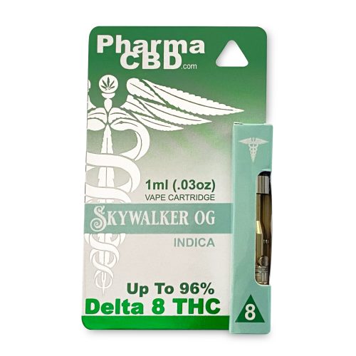 PharmaCBD Skywalker OG Delta-8-THC Vape Cartridge Front