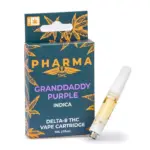 Shop PharmaCBD Granddaddy Purple Indica Delta-8-THC Vape Carts Online