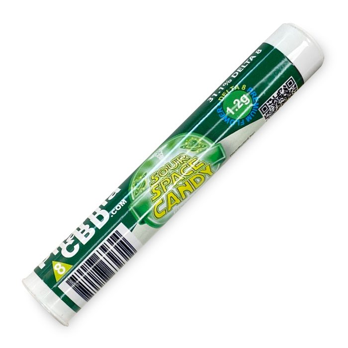 PharmaCBD Delta-8-THC Infused Sour Space Candy Pre-Roll C