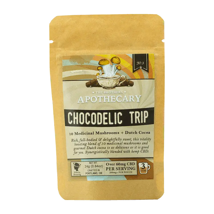 The Brothers Apothecary Chocodelic Trip Hemp CBD Hot Cocoa - Front