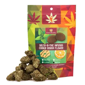 Delta 8 THC Infused Flower - Cookie Dough - 28g