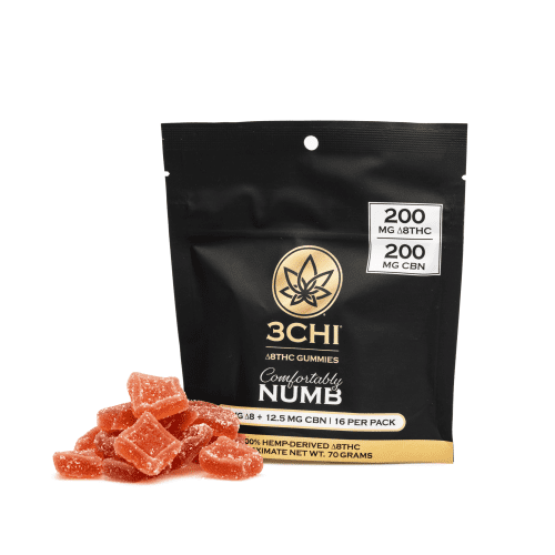 3Chi Comfortably Numb Gummies (200 mg Total Each Delta-8-THC & CBN) - Combo