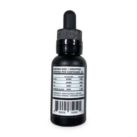 3Chi Delta 8 Comfortably Numb Tincture (600 mg Delta 8 THC, 600 mg CBN, 60 mg CBC) - Image 3