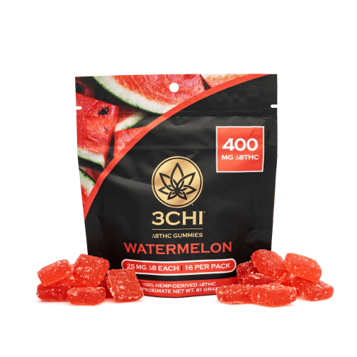 3Chi Delta-8 Watermelon Gummies (400 mg Total Delta-8-THC) - Combo