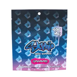 3Chi Skyhio Delta 8 Strawberry Gummies (400 mg Total Delta 8 THC) - Bag Front