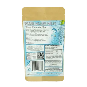 The Brothers Apothecary Blue Moon Milk CBD Latte - Back