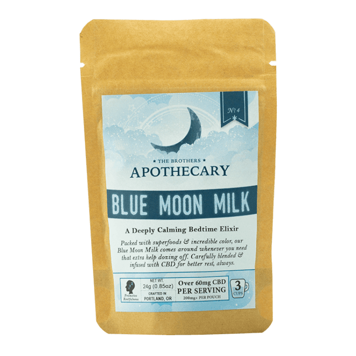 The Brothers Apothecary Blue Moon Milk CBD Latte - Front