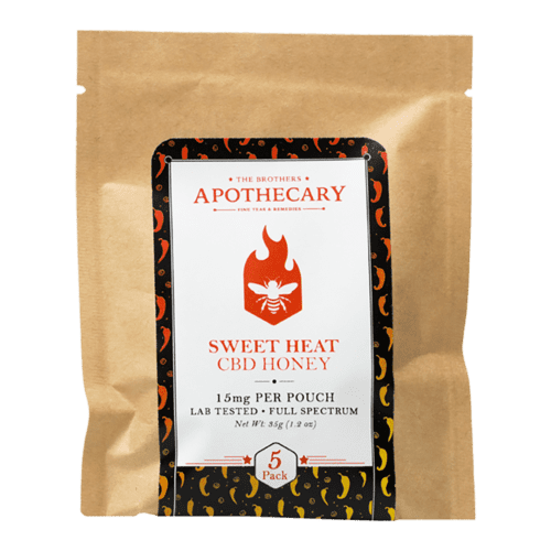 The Brothers Apothecary Sweet Heat CBD Honey - 5 Pack (75 mg Total CBD)