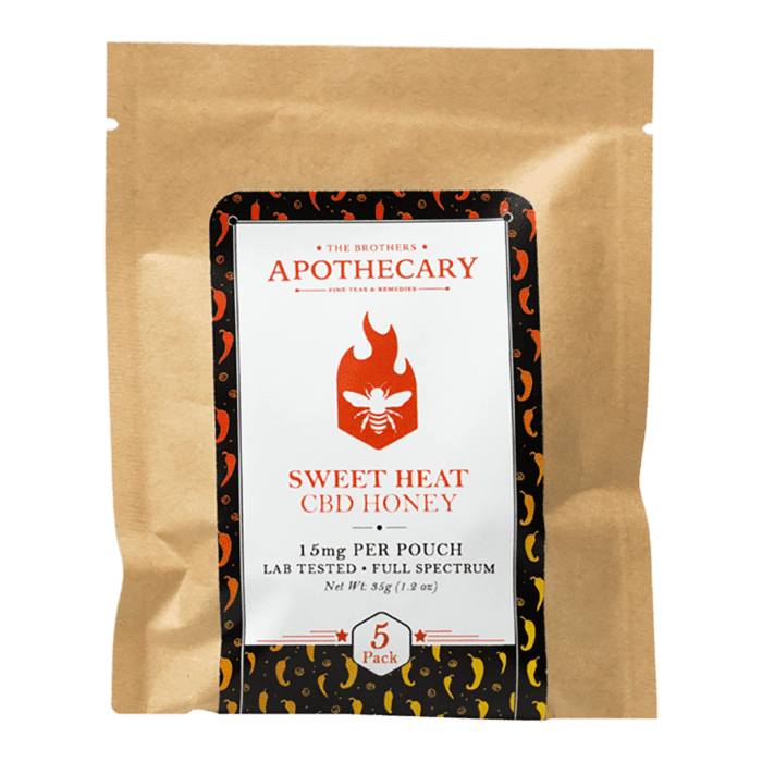 The Brothers Apothecary Sweet Heat CBD Honey - 5 Pack (75 mg Total CBD)