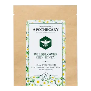 The Brothers Apothecary Wildflower CBD Honey Front