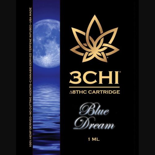 3Chi Blue Dream Delta-8-THC Vape Cartridge with Cannabis Derived Terpenes