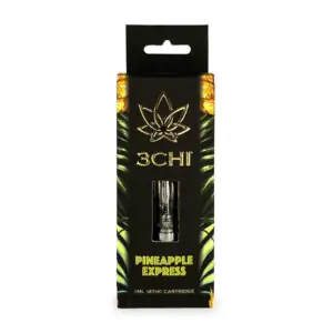 3Chi Pineapple Express Delta-8-THC Vape Cartridge with Botanical Derived Terpenes Box