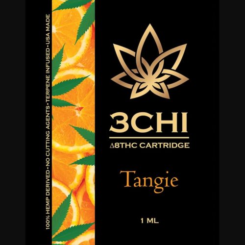 3Chi Tangie Delta-8-THC Vape Cartridge with Botanical Derived Terpenes