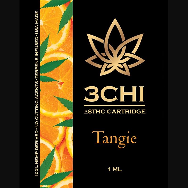 3Chi Tangie Delta-8-THC Vape Cartridge with Botanical Derived