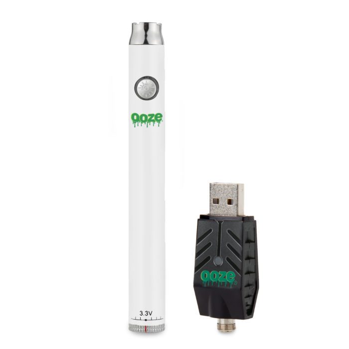 Ooze Slim Pen Twist - White Charger