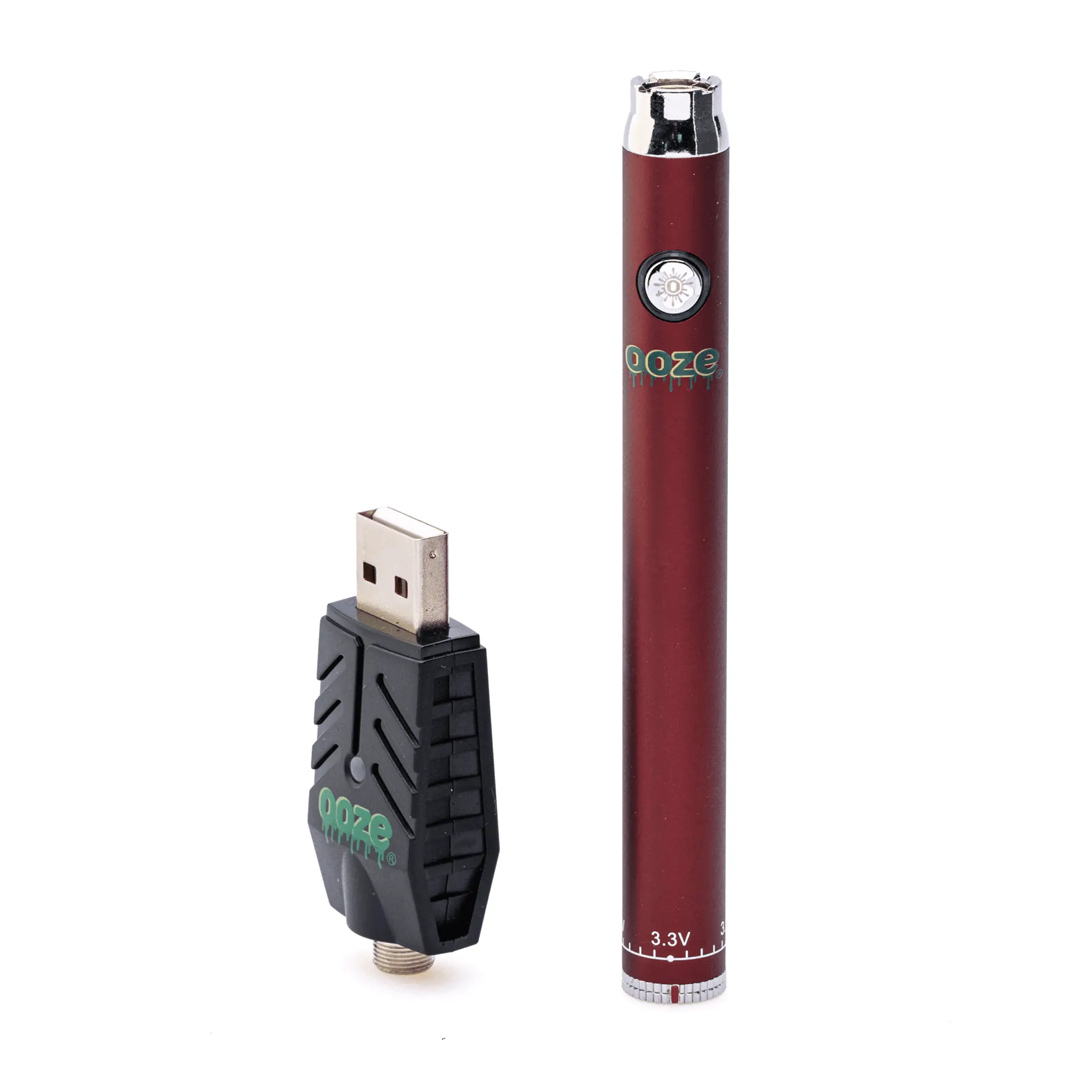 Shop Ooze Slim Twist Pen Vape Battery - Ruby Red Online | CannaBuddy