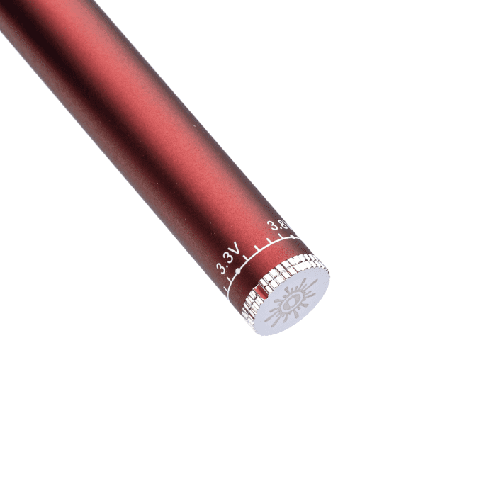 Ooze Slim Twist Pen Vape Battery – Ruby Red - Detail