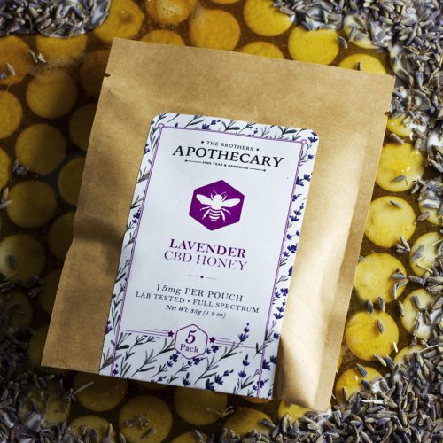 The Brothers Apothecary Lavender CBD Honey - 5 Pack - Package View 2