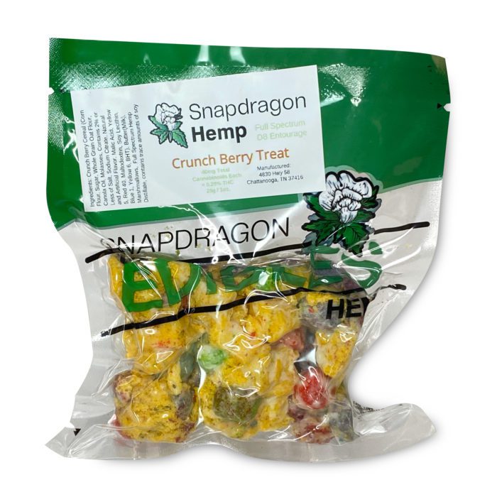 Snapdragon Delta-8-THC Captain Crunch Cereal Treat (40 mg Delta-8-THC) - Package Front