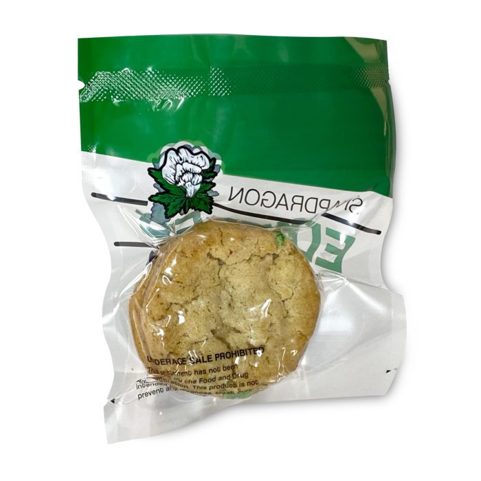 Snapdragon Delta-8-THC Chocolate Candy Cookies (80 mg total Delta-8-THC) - Package Back