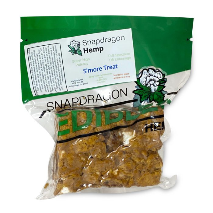 Snapdragon Delta-8-THC S’mores Cereal Treat (40 mg Delta-8-THC) - Package Front