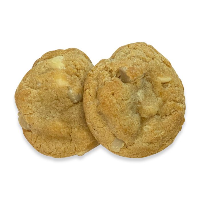 Snapdragon Delta-8-THC White Chocolate Macadamia Cookies (60 mg total Delta-8-THC) - Top