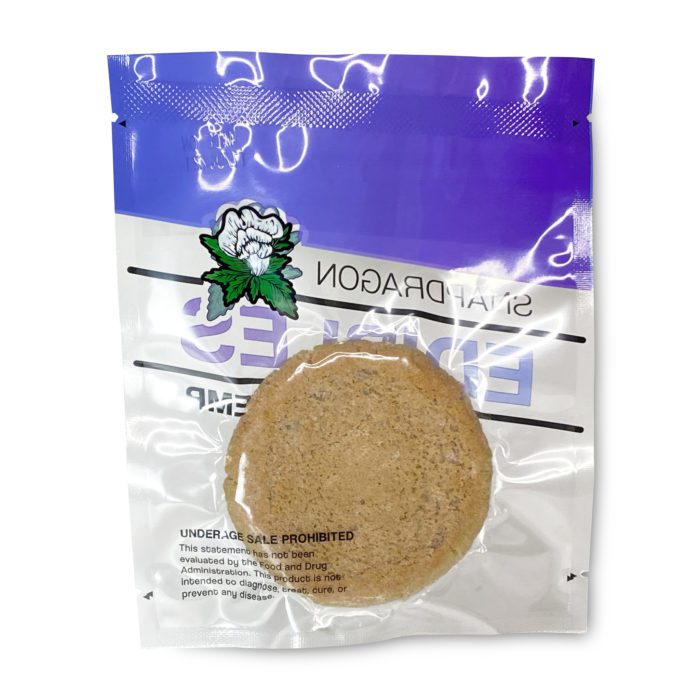 Snapdragon High Potency Delta-8-THC Blueberry Sugar Cookie (250 mg Delta-8-THC) - Package Back