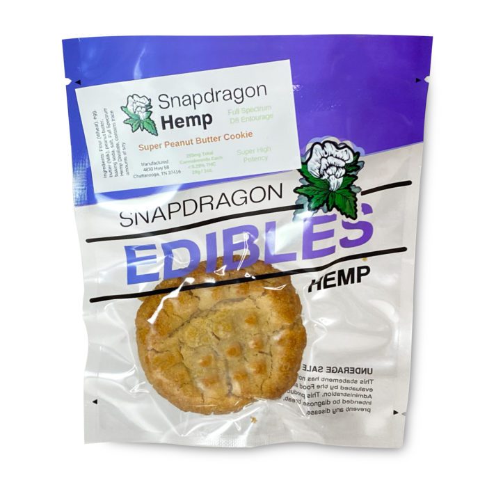 Snapdragon High Potency Delta-8-THC Peanut Butter Cookie (250 mg Delta-8-THC) - Package Front