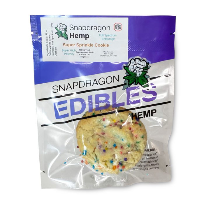 Snapdragon High Potency Delta-8-THC Sprinkle Sugar Cookie (250 mg Delta-8-THC) - Package Front