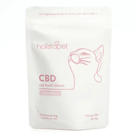 HolistaPet CBD Cat Treats (150 mg Total CBD) - Bag Front
