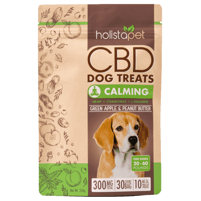 HolistaPet CBD Dog Treats + Calming Relief (300 mg Total CBD)