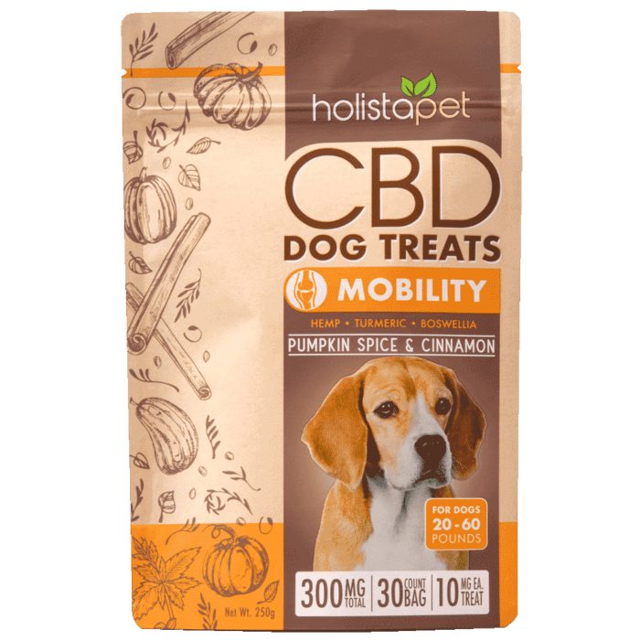 HolistaPet CBD Dog Treats + Joint & Mobility Care (300mg Total CBD)