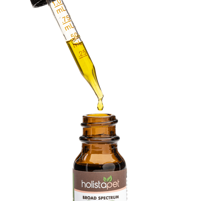 HolistaPet CBD Oil for Dogs and Cats (300 mg Total CBD) - Product