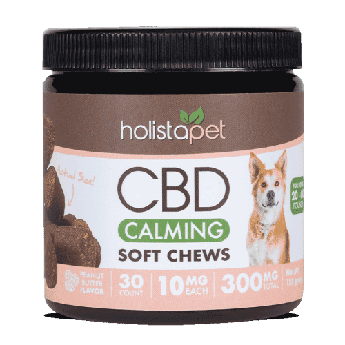 HolistaPet CBD Calming Soft Chews for Dogs (300mg Total CBD)
