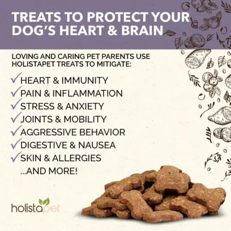 HolistaPet CBD Dog Treats + Heart and Immune Care (300 mg Total CBD) - Image 5
