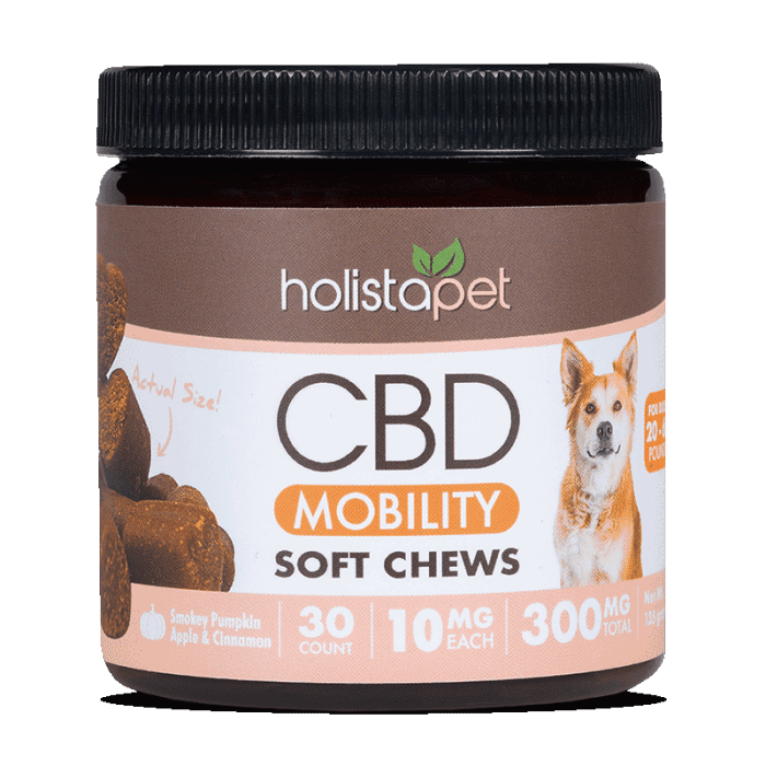 HolistaPet CBD Mobility Soft Chews for Dogs (300mg Total CBD)