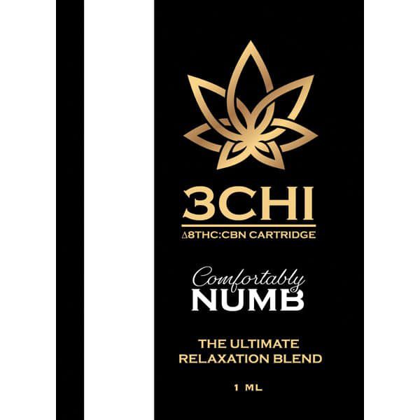 3Chi Comfortably Numb Vape Cartridge - Package