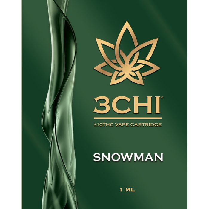 3Chi Delta-10 Vape Cartridge - Snowman