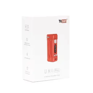Yocan UNI Pro Universal Portable Box Mod Battery – Red - Box Front