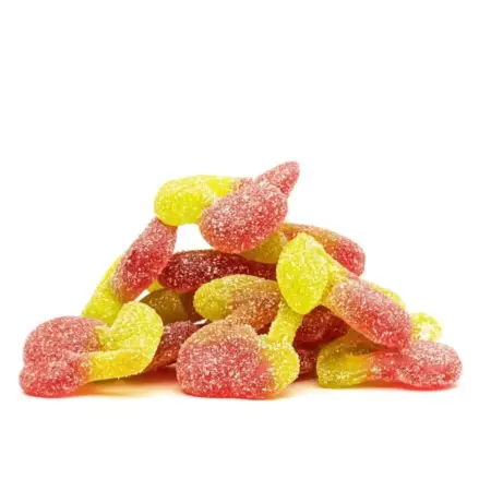 CannaBuddy Delta-8 Delta-9 Cherry Sours (300 mg Total Delta-8-THC + 300 mg Total Delta-9-THC) - Pile